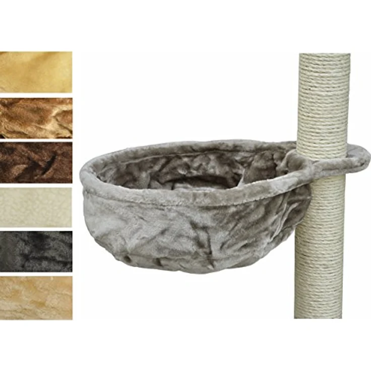 nanook Kratzbaum Liegemulde für kräftige Katzen - Größe XL - 40 cm Ø, Tiefe 12 cm - Grau - Preisvergleich – Bild 1