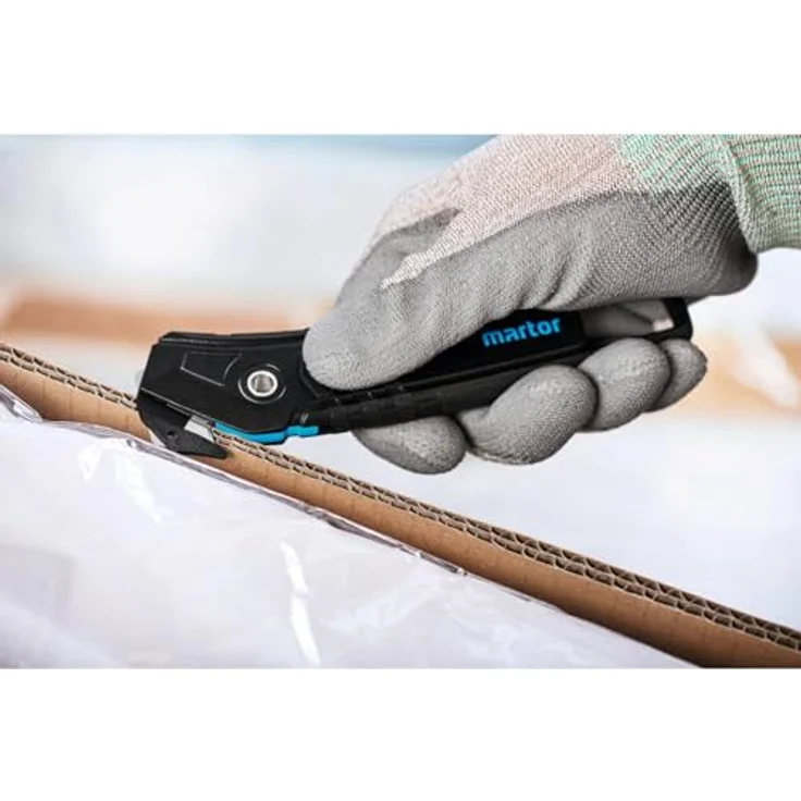 Martor SECUMAX 350 Sicherheitsmesser, ergonomisches Cuttermesser mit Soft-Grip, verdeckter Klinge und robustem Klingenkopf – Bild 31