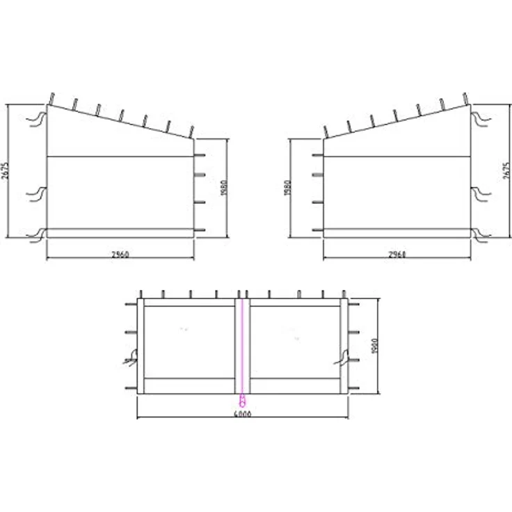 Quick Star Pavillonseitenteil Rank, sandbeige, 300x400 cm mit Fenster, für Garten und Terrasse, 3 Elemente – Bild 3