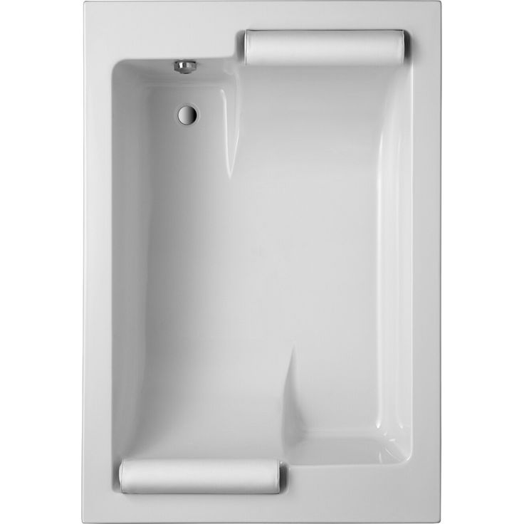 Ottofond Badewanne 'Maharaja' Sanitäracryl weiß 195 x 135 cm, mit komfortabler Rückenneigung