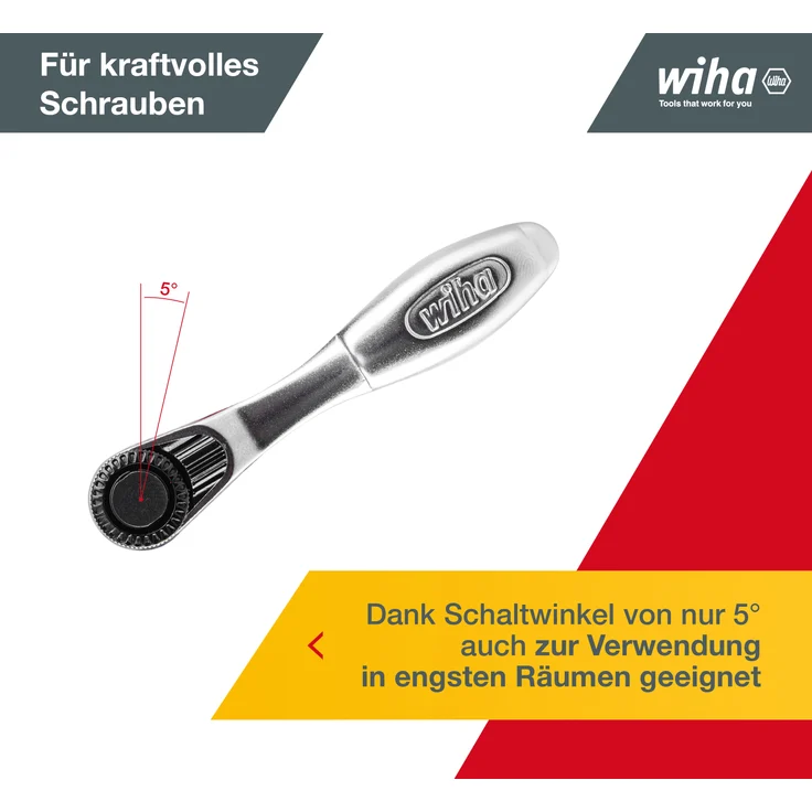 Wiha Micro Bit Set 66-tlg. inkl. Aufbwahrungsbox (39971) I Feinmechanik Schraubendreher Set mit Bit Halter, Steckschlüssel, ESD Schraubendreher Griff, Ratsche, Griff Verlängerung und Adapter – Bild 5