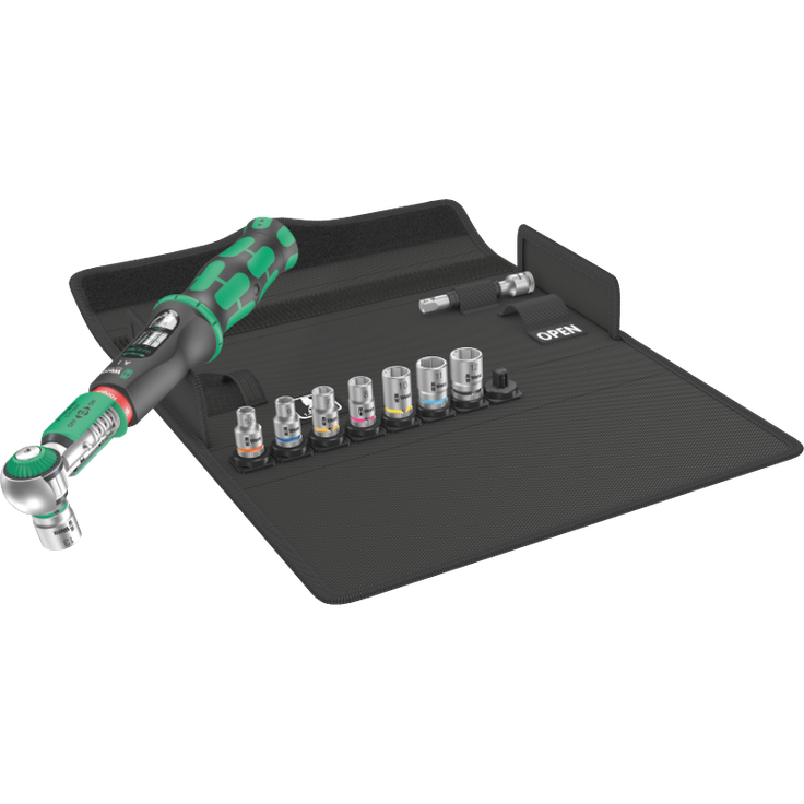 Wera Drehmomentschlüssel 1/4" Safe-Torque Set A1 & Set A2 2-12 Nm inkl. Tasche, Version: Safe-Torque A 1 Set