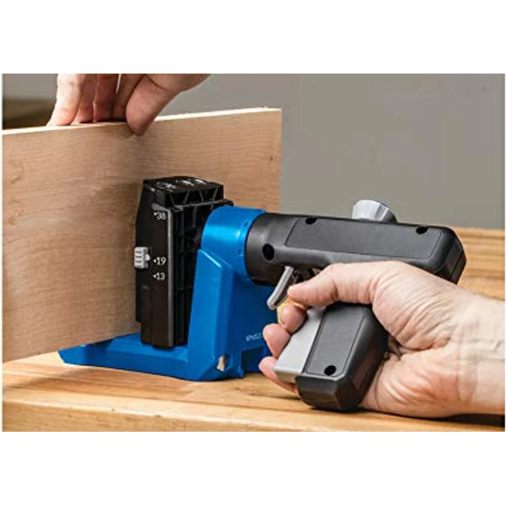 KREG Pocket Hole Jig 520 PRO Taschenloch Bohrschablone ( KPHJ520PRO ) + Stufenbohrer + Bit + Schrauben + Zwinge – Bild 8