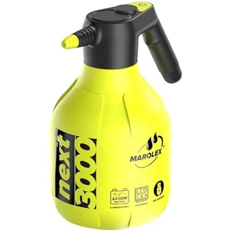 Marolex Akku Sprühgerät Next, 3000 ml mit Verbundlanze 30 cm und LCD-Display für Akkuüberwachung – Bild 1