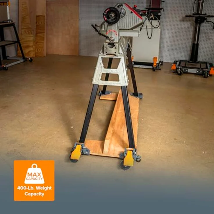Bora Portamate PM-1100, Mobiles Basis-Set mit 180 kg Tragkraft, verstellbares Rollset für Werkzeuge und Maschinen – Bild 3