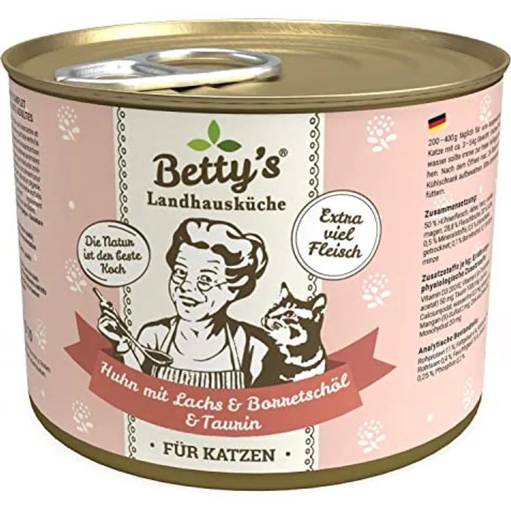 Boswelia Landhausküche Katze Huhn mit Lachs 200g Ds.