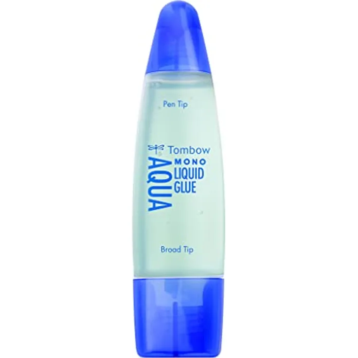 Kleber Flüssigkleber Tombow Transparent Aqua Permanent mit 2 Spitzen 50 ml
