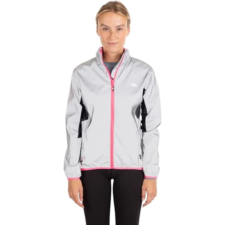 Trespass Damen Regenjacke Lumi, wasserdicht, winddicht, silber – Bild 3