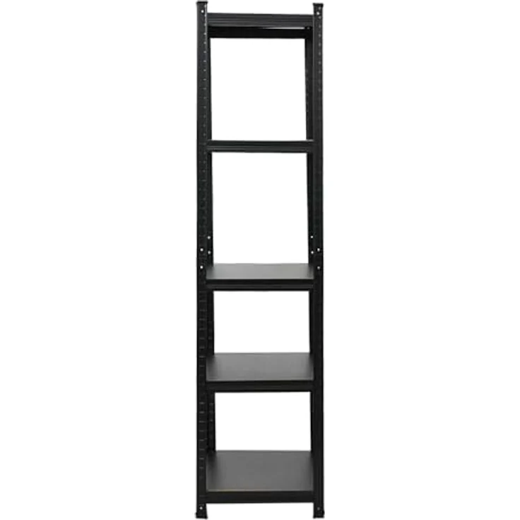 PROREGAL Schwerlastregal Ragnar 500kg 180x45x45cm Matt Schwarz, Kellerregal, Steckregal, Garagenregal – Bild 4