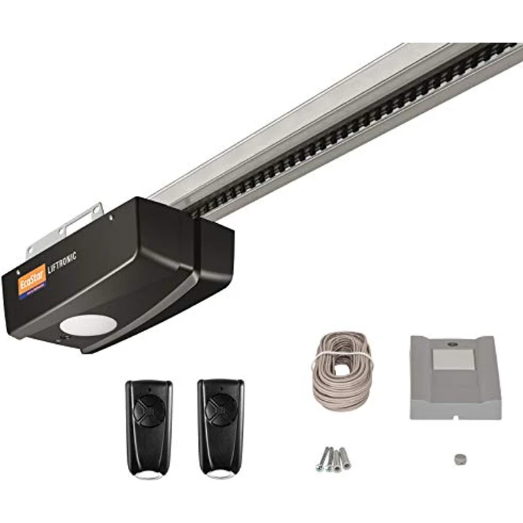 Hörmann Ecostar Garagentorantrieb Liftronic 700-2 (700 N, 433 MHz, inkl. 2 Handsender RSC 4 + 1 Innentaster PB 1, für Garagentore bis 11,25 m², inkl. Montagezubehör) 4510474 – Bild 1