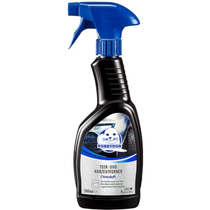 Robbyrob RobbyRob Teer- und Harzentferner 500 ml Sprühflasche Auto-Reinigungsmittel, Made in Germany, schnelle und rückstandsfreie Reinigung – Bild 2