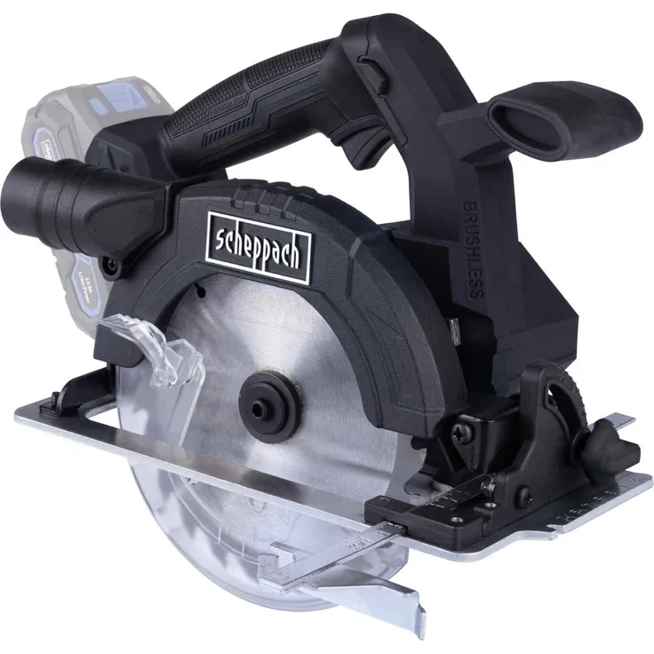 Scheppach Black Akku-Handkreissäge BC-HKS170BE-X, Ø 165 mm, Brushless Motor, Softstart, 20V IXES, inkl. Zubehör, Schwarz