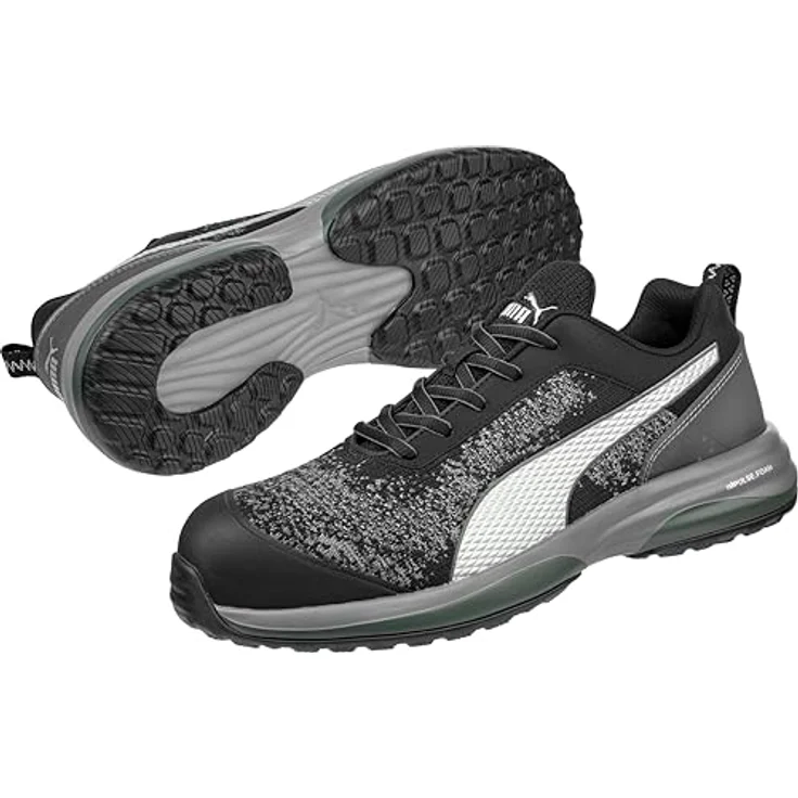 PUMA Safety CHARGE LOW Arbeitsschuh, Sicherheitsklasse mit IMPULSE.FOAM® und POWER PLATE, schwarz – Bild 2