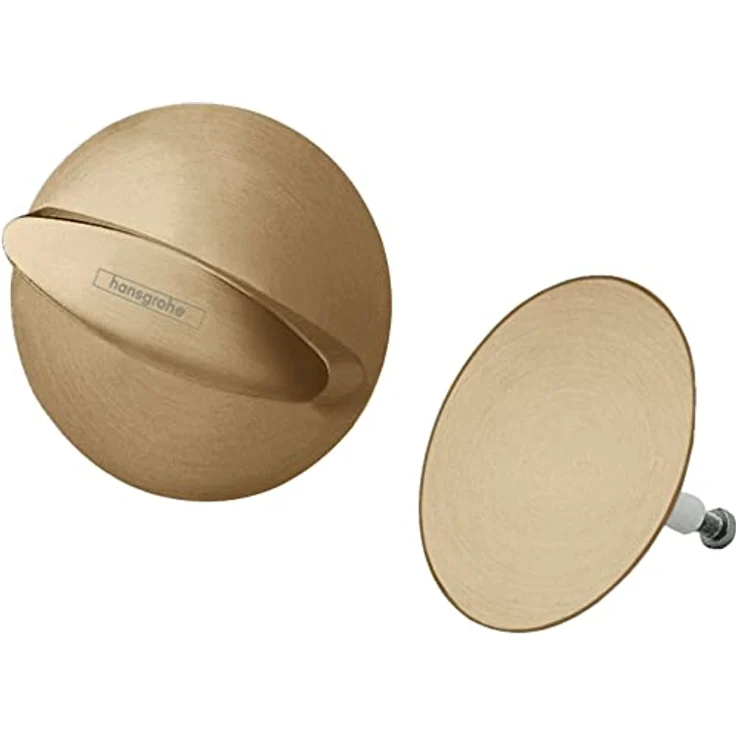 hansgrohe HG Fertigmontageset FLEXAPLUS Ab- und Überlaufgarnitur brushed bronze, TÜV SÜD geprüfte Qualität, geeignet für Normal- und Sonderwannen – Bild 1