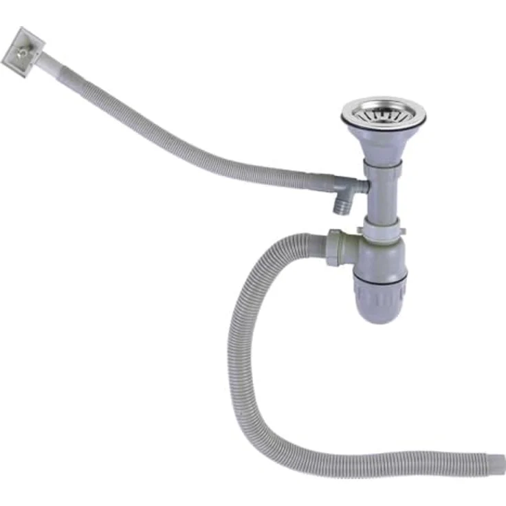 Faizee Möbel Edelstahlspüle 48x48 cm Hochwertig beidseitig Montierbar Küchenspüle Eckig Einbauedelstahlspüle Edelstahl Spülbecken f. Unterschränke ab 45 cm inkl. Siphon-Set – Bild 6