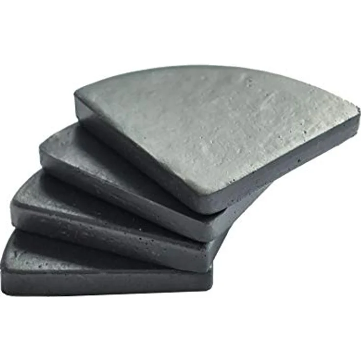 VIVANNO 4er Set Untersetzer Unterlegscheiben Kübelfüße für Pflanzkübel Put 7 x 7 cm, Grau – Bild 1