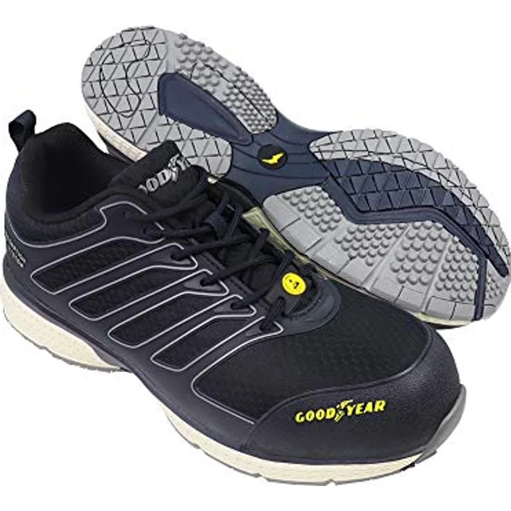 Goodyear Goodyear S3 blau Arbeitsschuh mit Kunstoff-Zehenschutzkappe und Nitrilgummisohle