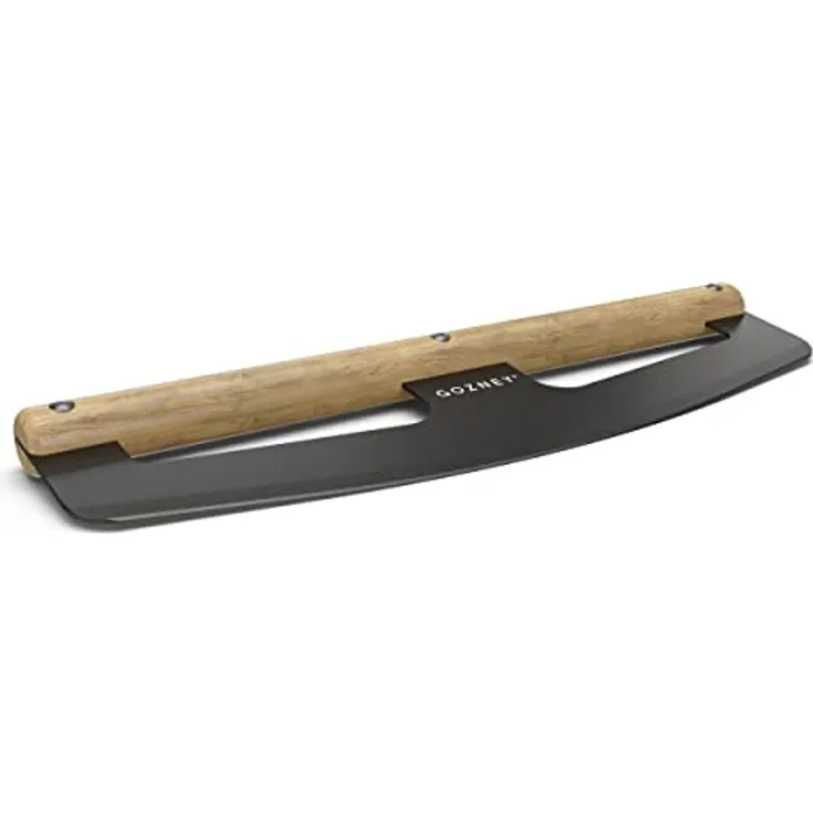 Gozney Pizza-Wippe mit Holzgriff und Edelstahlklinge, 33,5 cm scharfe Klinge, Pizzaofen-Zubehör