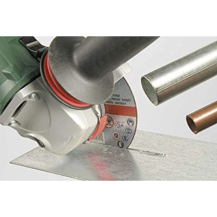 KWB 712042 Dünn Diamant-Trennscheibe für Winkelschleifer 125 mm Flex-Scheibe f. Edel-Stahl INOX in Aufbewahrungs-Dose inkl. Ohrstöpsel und Schleifscheibe ABM. 125 x 1,0 x 22,24 – Bild 4