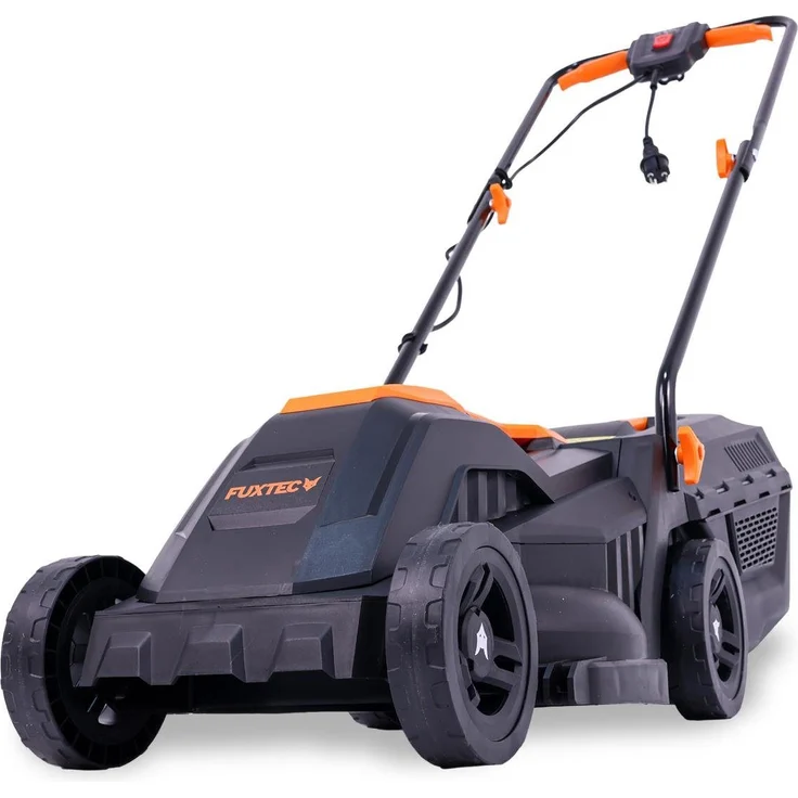 FUXTEC Elektrorasenmäher FX-RME33, Rasenmäher mit 1200 Watt Leistung, super leicht, super leise – Bild 1