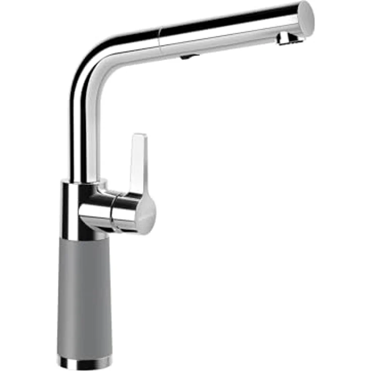 Schock Küchenarmatur SC-540 SB, ausziehbar mit Strahl-Brause, Rückflussverhinderer, 120° Schwenkbereich – Bild 1