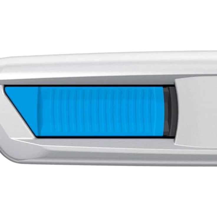 Martor Secunorm 500, Sicherheitsmesser mit Hakenklinge, ergonomischer Aluminiumgriff, automatischer Klingenrückzug – Bild 2
