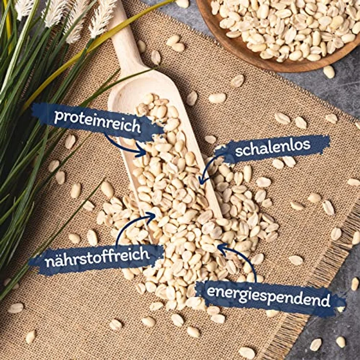 Lyra Pet® | 10 kg Erdnusskerne Splits | Wildvogelfutter Ganzjährig | Nährstoffreiches Streufutter | Energiespender für Alle Wildvögel | Erdnüsse ohne Schale | Vogelfutter für Sommer und Winter – Bild 2