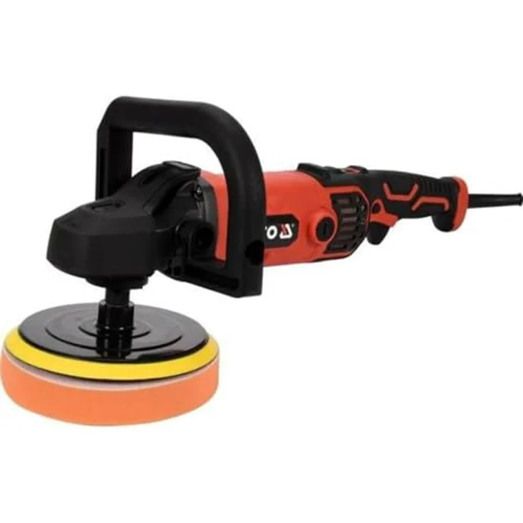 Yato YT-82196 Handschleifer Rotorbitalschleifer 3500 RPM, 1400 W, Schwarz und Orange – Bild 2