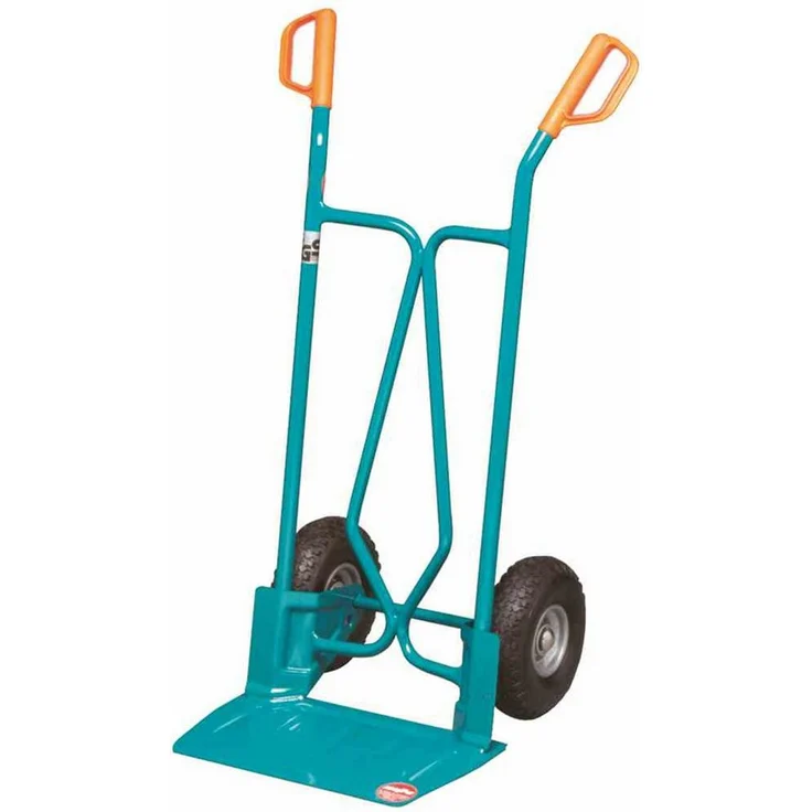 Mefro Kistenkarre 480 x 300 mm, Transportwagen mit Kunststoffbeschichtung und 250 kg Traglast, integrierter Radschutz