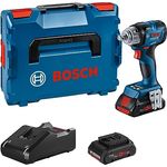 Bosch Professional 18V System Akku Drehschlagschrauber GDS 18V-330 HC, 330 Nm Anziehmoment, 560 Nm Losbrechmoment, inkl. 2x 4.0Ah ProCORE Akku, L-BOXX