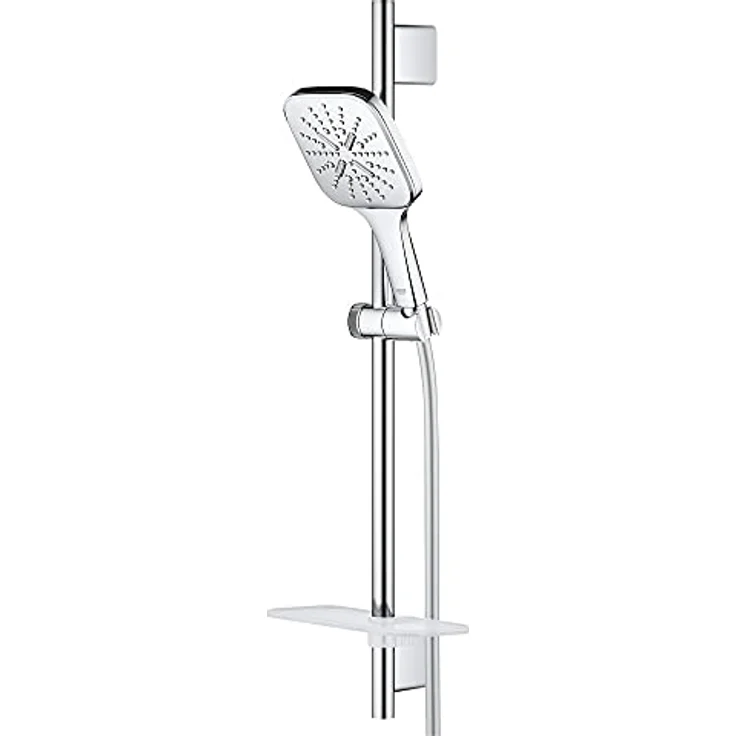 GROHE Rainshower 130 SmartActive Cube | Brausestangenset 3 Strahlarten | Chrom | 26584000 – Bild 2