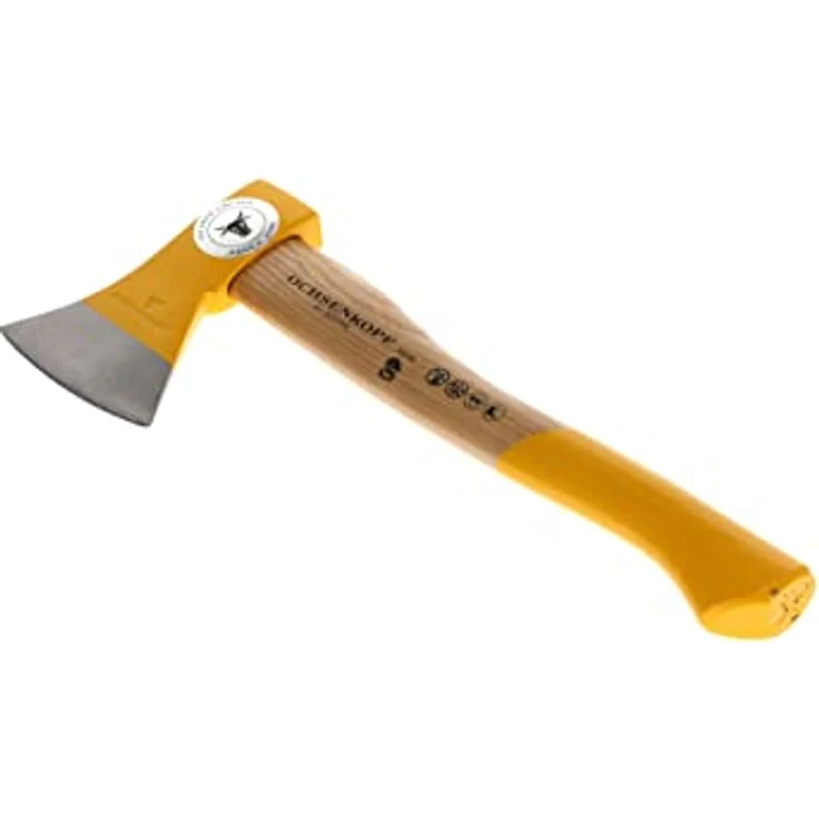 Ochsenkopf Forstbeil, Polierte Schneide, Robustes Eschenholz, 36cm, 0,9 kg – Bild 2