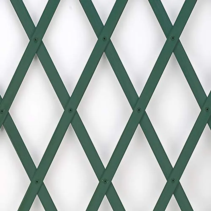 Trepls Rankgitter ausziehbar aus PVC 1,00x1 m grün