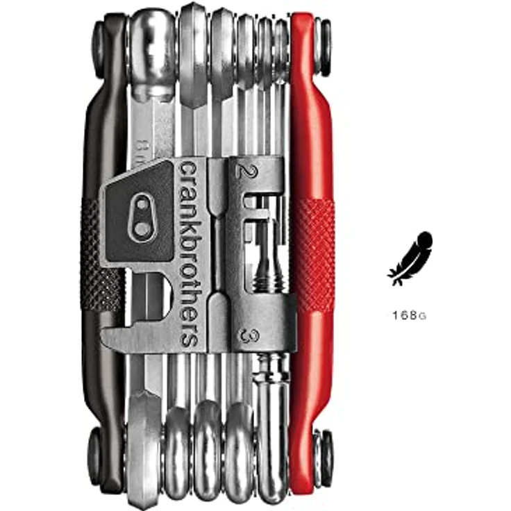 CRANKBROTHERS Unisex-Erwachsene M17 Lager, schwarz-red, Multi 17 – Bild 4