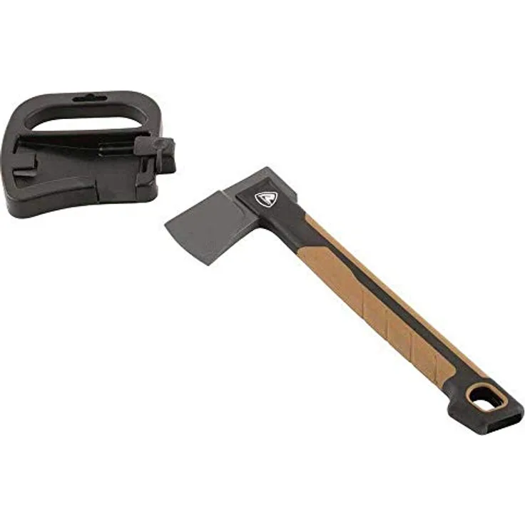 Robens Dixie Axe 14", leichte Axt mit glasfaserverstärktem Griff und Carbonstahlklinge, inklusive Klingenschutz