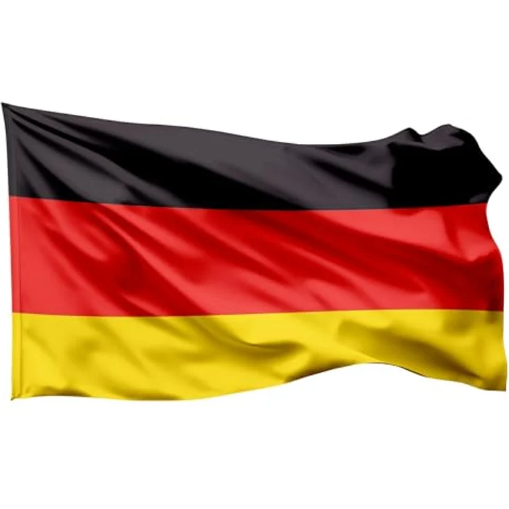TK Gruppe Timo Klingler Deutschland Flagge - WM 2026 Fahne aus strapazierfähigem Polyester, 90x150 cm mit Metallösen – Bild 1