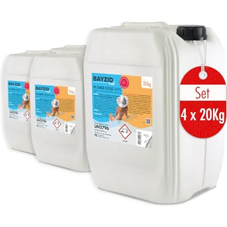 Höfer Chemie GmbH 4 x 20 kg BAYZID pH Minus flüssig 14,9%