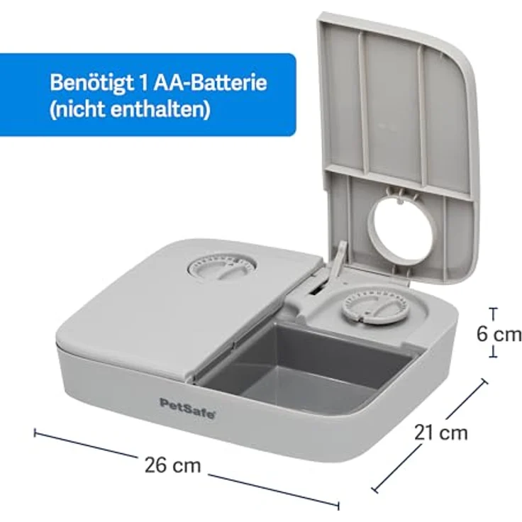 PetSafe Futterautomat für 2 Mahlzeiten (0.71 l), Futternapf - Preisvergleich – Bild 6