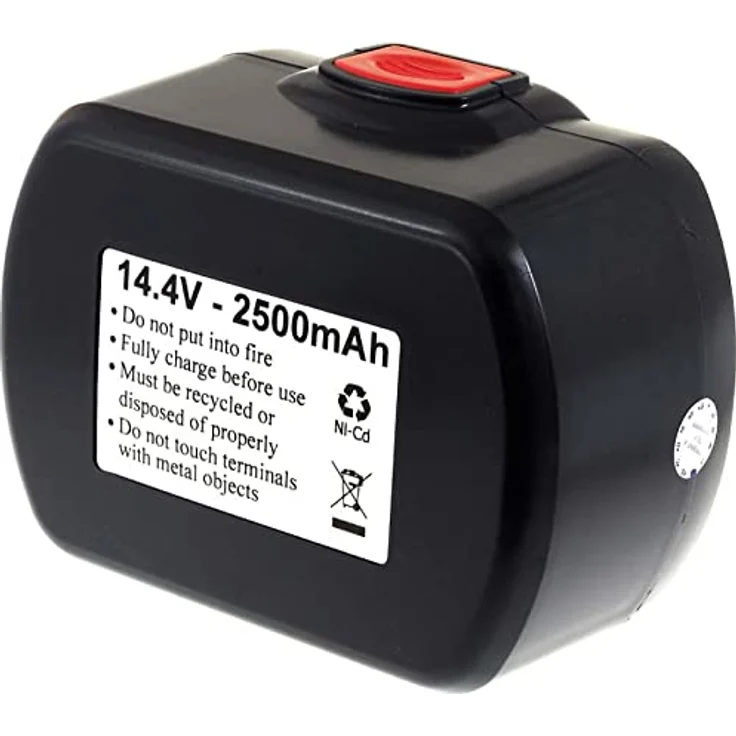 akku-net Akku für Bosch Bohrschrauber PSR 14,4VE-2, NiMH 14,4V 2500mAh, rot, hohe Leistung und Sicherheit – Bild 5
