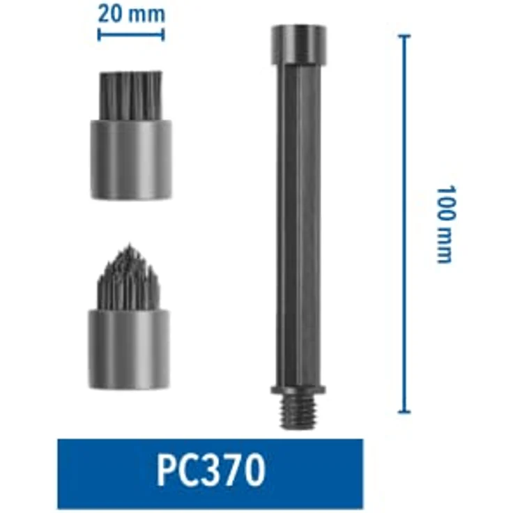 Dremel PC370 Versa Borstenbürsten für Feinarbeiten im Multipack mit 2 Bürsten und 1 Verlängerung für die Reinigung im und um das Haus – Bild 2