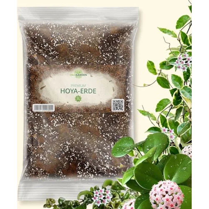 OraGarden Hoya Erde Spezialerde für Kübelpflanzen Zimmerpflanzen zur Umpflanzung (3L) – Bild 1