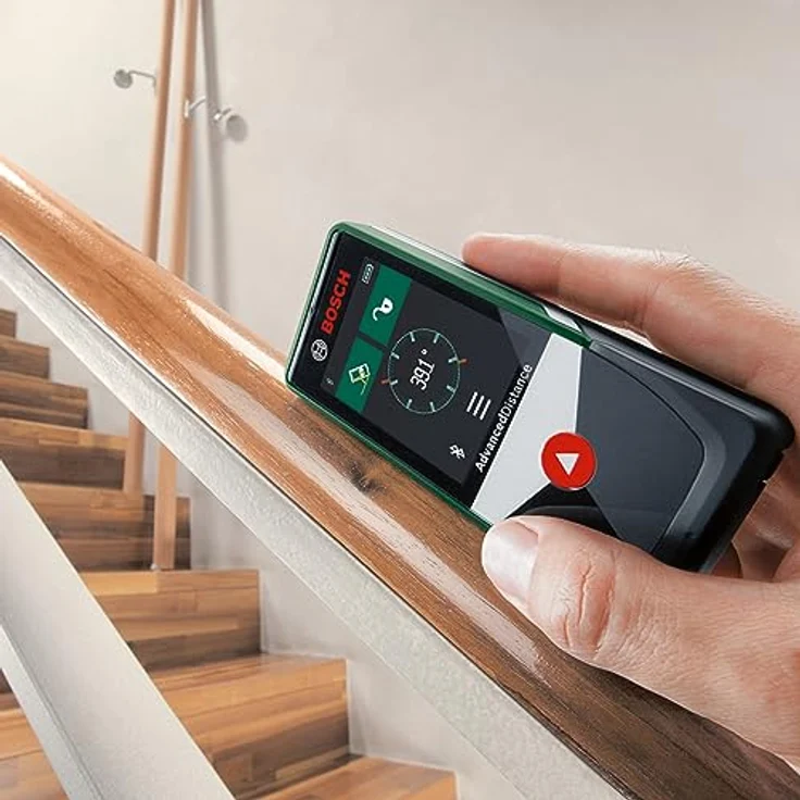 Bosch Home & Garden Entfernungsmesser Digitaler Laser-EntfernungsmessereCommerce-Karton, Bluetooth, Touchscreen, AdvancedDistance 50C, bis zu 50 m, Color Display, Bluetooth-Konnektivität – Bild 7
