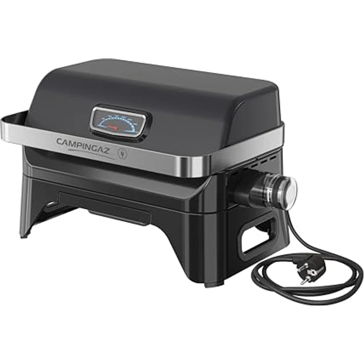 Campingaz Attitude2go Electric Tischgrill | Elektrogrill Indoor & Outdoor, tragbar | 2200 W Leistung | Gusseisen-Grillrost | für 4 Personen | Balkongrill | Campinggrill | 59 x 40 x 36cm – Bild 1
