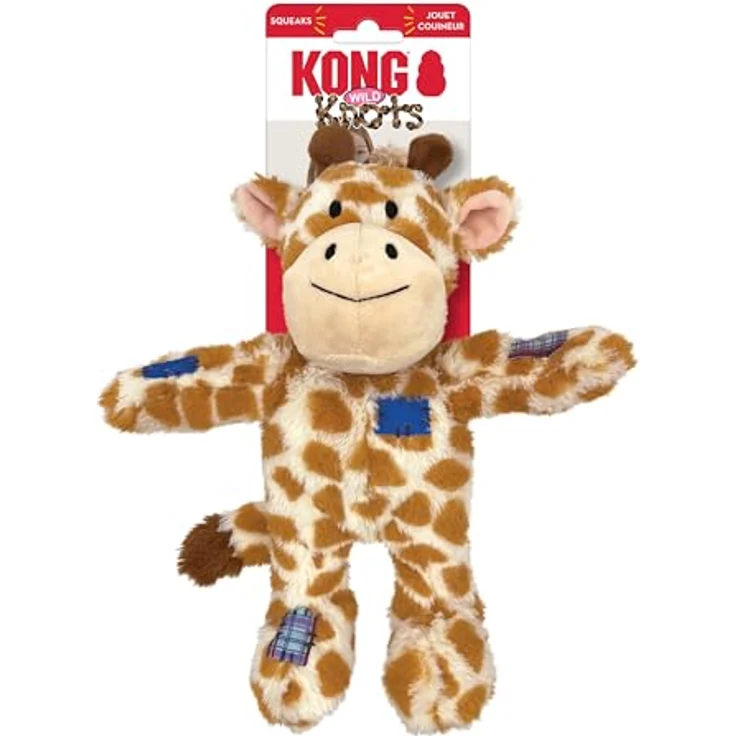 KONG - Wild Knots Giraffe Squeak Toy M/L (634.7372) – Bild 3