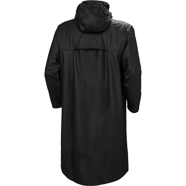 Helly Hansen Voss Rain Coat, Arbeitsjacke mit EN 343 Wetterschutz, packbarer Kapuze und verstellbaren Ärmelbündchen, Größe L – Bild 2