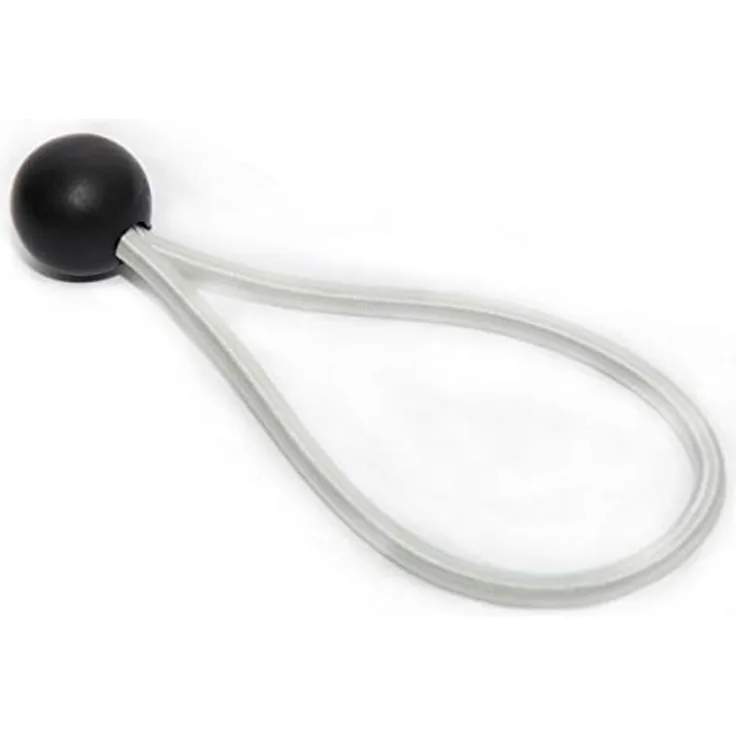 Dreamprint 50x Spanngummi mit Kugel 180 mm Weiß Planenspanner, Expanderschlingen, Planenhalter, Planengummi, Gummispanner, Zeltgummi, Expander für Zelte, Planen, Pavillons