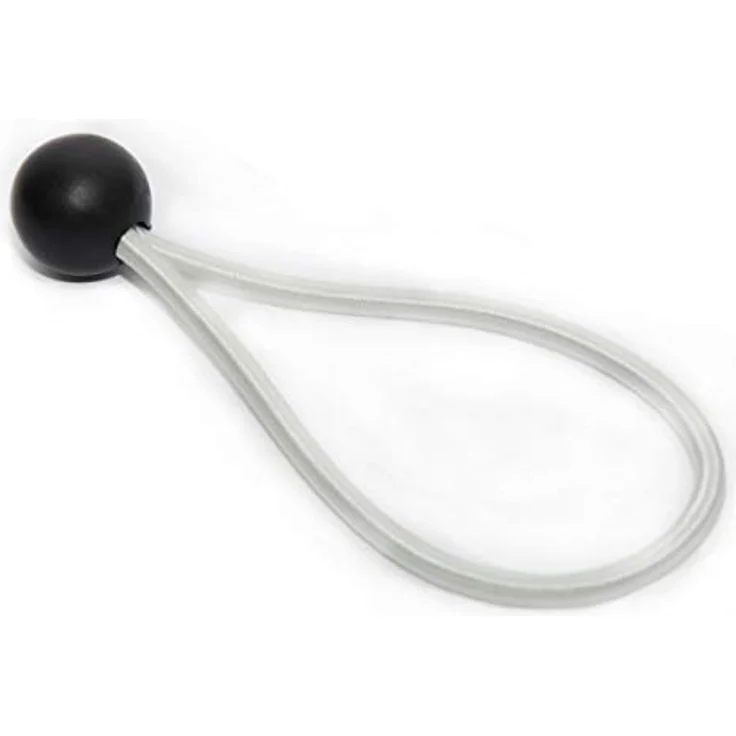 Dreamprint 50x Spanngummi mit Kugel 180 mm Weiß Planenspanner, Expanderschlingen, Planenhalter, Planengummi, Gummispanner, Zeltgummi, Expander für Zelte, Planen, Pavillons