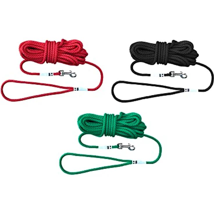 Hummelt Universalleine Schleppleine Leine 6mm 10m rot mit Handschlaufe – Bild 3