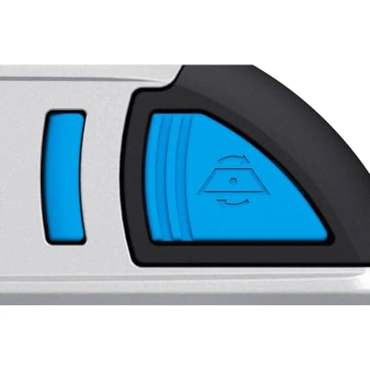 Martor Secunorm 500, Sicherheitsmesser mit Hakenklinge, ergonomischer Aluminiumgriff, automatischer Klingenrückzug – Bild 5
