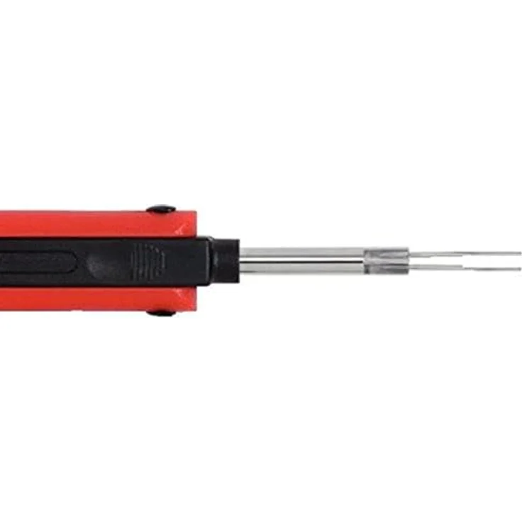 KSTOOLS Entriegelungswerkzeug für Flachsteckhülsen 1,5 mm, präzise und zerstörungsfreie Entriegelung, hochwertiger Federbandstahl, mit Schutzbügel – Bild 2